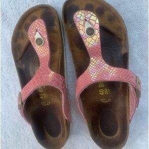 Pink Mermaid Birkenstock Gizeh